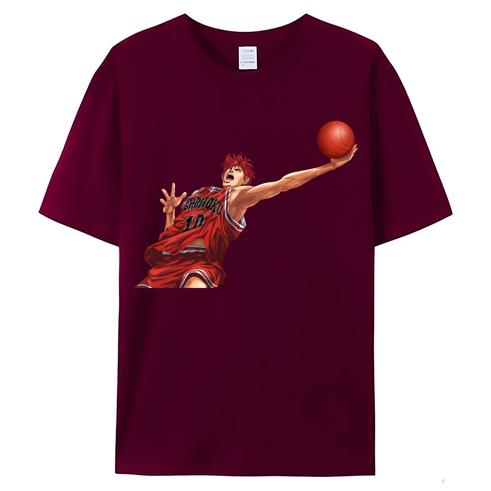 （画像用） SLAM DUNK／スラムダンク レディースカジュアルプリントTシャツ（綿100％）